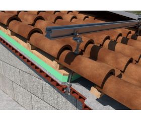 KC-PSC [CP] Kits para instalaciones solares coplanares. Coplanar con perfil de aluminio PSE-C. Fijación ensamblada lateral