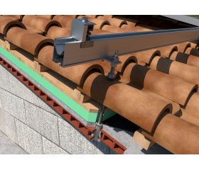 PMO [CP] Accesorios regulables para la instalación de placas solares. Placa para tornillo doble rosca. Inoxidable A2