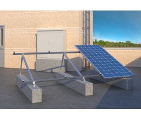 KT-PSC [CP] Kits para instalaciones solares triangulares. Triangular con perfil de aluminio PSE-C. Fijación ensamblada