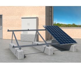 KT-PSE [CP] Kits para instalaciones solares triangulares. Triangular con perfil de aluminio PSE-A. Fijación ensamblada