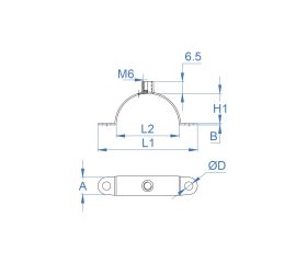 MAB [CP] Media abrazadera M6