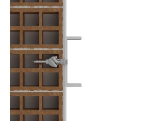 MEDU [CP] Taco universal con collarín y forma de nudo. Polipropileno