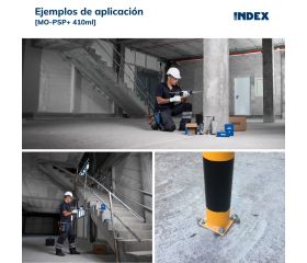 MO-PSP+ [CP] Fijaciones químicas. Polyester PLUS sin estireno color piedra. Homologado ETE Opt.7