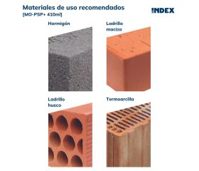 MO-PSP+ [CP] Fijaciones químicas. Polyester PLUS sin estireno color piedra. Homologado ETE Opt.7