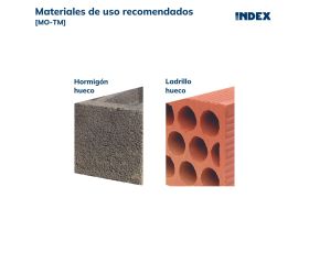 MO-TM [CP] Tamices y espárragos para fijaciones químicas. Tamiz metálico