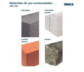 MO-TR [CP] Tamices y espárragos para fijaciones químicas. Tamiz roscado