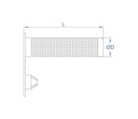 MO-TN [CP] Tamices y espárragos para fijaciones químicas. Tamiz de plástico