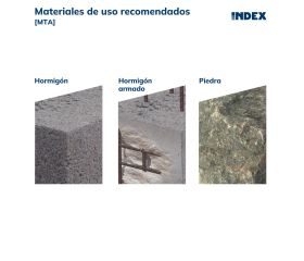 MTA [CP] Anclaje macho para cargas altas. Eje zincado. Clip zincado