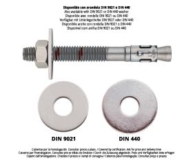 MTH-AT [CP] Anclaje macho para cargas altas en hormigón no fisurado. Homologado ETE Opt.7. Eje ATLANTIS C4-M. Clip ATLANTIS C4-M