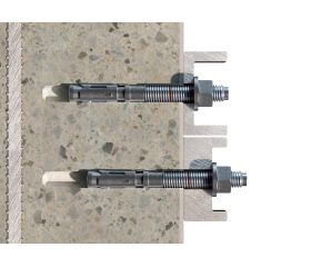 MTH-A2 [CP] Anclaje macho para cargas altas en hormigón no fisurado. Homologado ETE Opt.7. Eje inoxidable A2. Clip inoxidable A2