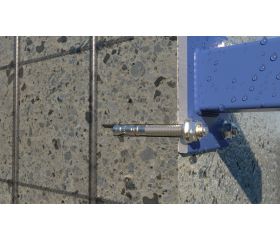 MTP-A4 [CP] Anclaje macho para cargas altas en hormigón fisurado y no fisurado. Homologado ETE Opt.1. Eje Inoxidable A4. Clip inoxidable A4