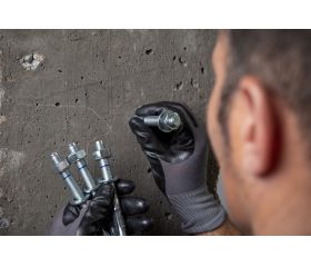 MTP-X [CP] Anclaje macho para cargas altas en hormigón fisurado y no fisurado. Homologado ETE Opt.1. Eje zincado. Clip ATLANTIS C3-L