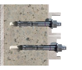 MTP-G [CP] Anclaje macho para cargas altas en hormigón fisurado y no fisurado. Homologado ETE Opt.1. Eje ATLANTIS C3-L. Clip inoxidable