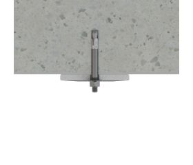 NA-E [CP] Anclaje metálico de impacto para aplicaciones no estructurales en hormigón. Homologado ETE. Espárrago. Eje zincado. Clip ATLANTIS C3-L