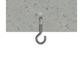 NA-G [CP] Anclaje metálico de impacto para aplicaciones no estructurales en hormigón. Homologado ETE. Gancho. Eje zincado. Clip ATLANTIS C3-L