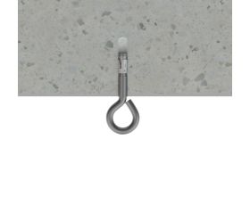 NA-R [CP] Anclaje metálico de impacto para aplicaciones no estructurales en hormigón. Homologado ETE. Argolla. Eje zincado. Clip ATLANTIS C3-L