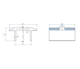 PGS-A [CP] Grapas y galgas para montaje de placas. Perfil grapa