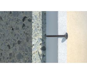 PL-F [CP] Tornillo para placa de yeso de altas prestaciones. Fosfatado. Cabeza trompeta, rosca doble hilo y punta alfiler. Huella PH. Tornillo