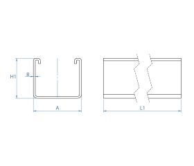 PSA-UN [CP] Perfiles, uniones, guías y empalmes para estructura de apoyo. Unión de aluminio para perfil PSA-A