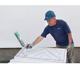 PU-EP [CP] Espumas de poliuretano. Adhesivo de poliuretano SATE para paneles aislantes y placas de yeso laminado para aplicación con pistola