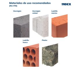 RA-FIN [CP] Soportes para radiadores de aluminio. Soporte ferroli inclinado. 2 PCS x KIT