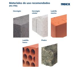 RA-FRE [CP] Soportes para radiadores de aluminio. Soporte ferroli recto. 2 PCS x KIT