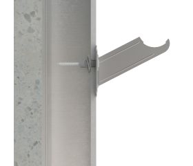 RA-RO [CP] Soportes para radiadores de aluminio. Soporte Roca. 2 PCS x KIT