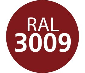 FS 3009 [CP] Tornillo cubierta metal madera. RAL 3009. Rojo teja
