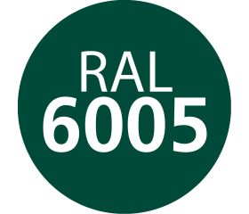 FS 6005 [CP] Tornillo cubierta metal madera. RAL 6005. Verde musgo