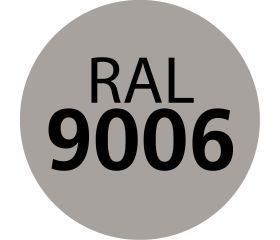 FS 9006 [CP] Tornillo cubierta metal madera. RAL 9006. Gris aluminio