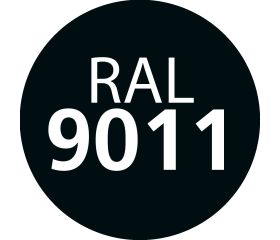 FS 9011 [CP] Tornillo cubierta metal madera. RAL 9011. Negro