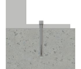 SA-IL [CP] Soportes de fijación para sanitarios. Fijación de WC y bidé con taco largo. 2 PCS x KIT