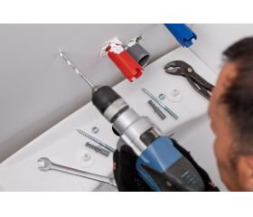 SA-LH [CP] Soportes de fijación para sanitarios. Fijación de lavabos con tuerca de hierro. 2 PCS x KIT