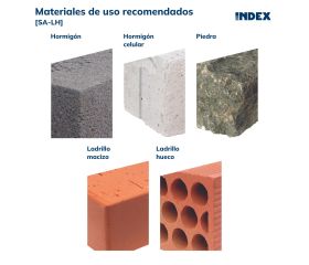 SA-LH [CP] Soportes de fijación para sanitarios. Fijación de lavabos con tuerca de hierro. 2 PCS x KIT