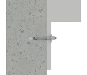 SA-LN [CP] Soportes de fijación para sanitarios. Fijación de lavabos con tuerca de nylon. 2 PCS x KIT