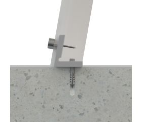 SA-WHM [CP] Soportes de fijación para sanitarios. Fijación WC horizontal multiposición. 2 PCS x KIT