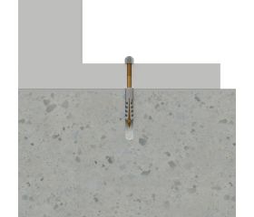 SA-WL [CP] Soportes de fijación para sanitarios. Fijación WC y bidé, latón. 2 PCS x KIT