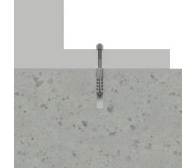 SA-WZ [CP] Soportes de fijación para sanitarios. Fijación WC y bidé, zincado. 2 PCS x KIT