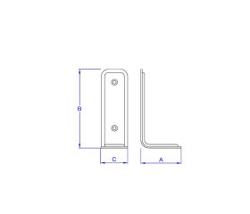 SC-EM [CP] Escuadras para unión de madera. Para empotrar
