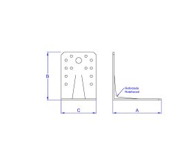 SC-RF [CP] Escuadras para unión de madera. Reforzada