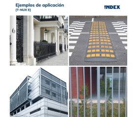 T-NUX E [CP] Taco de nylon universal de alto rendimiento. Cabeza hexagonal. Huella TX. Zincado. Homologado ETE