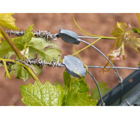 TA-TU [CP] Tensores y conectores de alambre para espalderas de viñedos, cultivos arbóreos, cercados ganaderos, etc…. Tensor Universal 2 canales para todo tipo de alambres