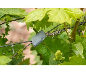 TA-TU [CP] Tensores y conectores de alambre para espalderas de viñedos, cultivos arbóreos, cercados ganaderos, etc…. Tensor Universal 2 canales para todo tipo de alambres