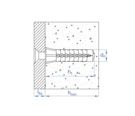 TA-PL [CP] Taco de plástico. Polipropileno
