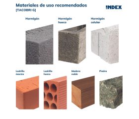 TACOBRI G [CP] Taco para bridas. Gris