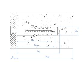 TACOL [CP] Taco de nylon. Taco con collarín