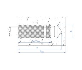 TALA [CP] Taco de latón para fijaciones ligeras en materiales macizos