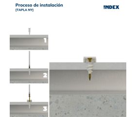 TAPLA NY [CP] Taco para placas de yeso laminado. Taco de nylon