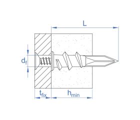 TAPLA NY [CP] Taco para placas de yeso laminado. Taco de nylon