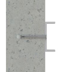 TC-2A [CP] Taco clavable poliamida 6.6. Taco de 2 alas con tornillo avellanado